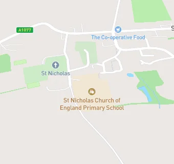 map for Ulceby St Nicholas Church of England Primary School