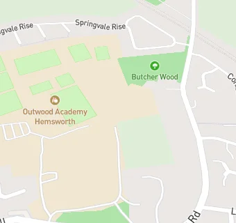 map for Outwood Academy Hemsworth