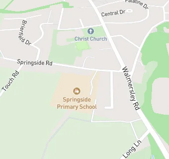 map for Springside Primary School