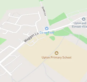 map for Upton Primary School