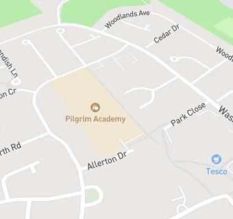 map for Allerton Primary School