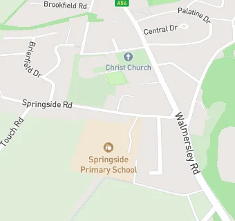 map for Springside County Primary School