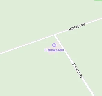 map for Fishlake Mill Restaurant