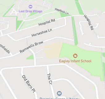 map for Eagley Infant School