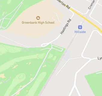 map for Hillside Golf Club