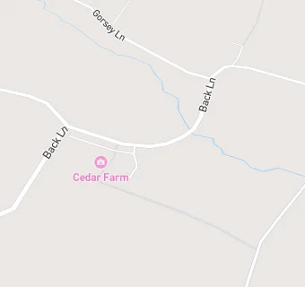 map for The Cafe at Cedar Farm