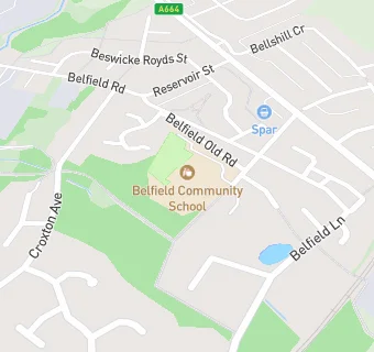 map for Belfield Community School
