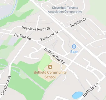 map for Belfield Pharmacy