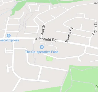 map for Edenfield Road Surgery