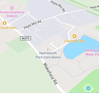 map for Hemsworth Park Care Home