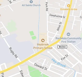 map for Heybrook Primary School