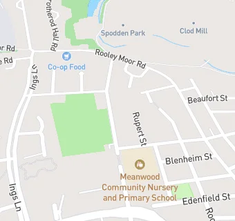 map for Meanwood C P School