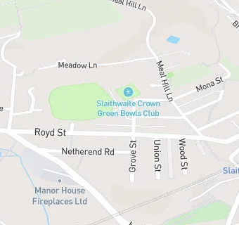 map for Slaithwaite Cricket Club