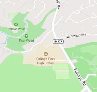 map for Falinge Park High School