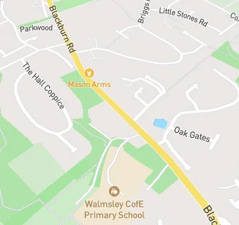 map for Walmsley CofE Primary School