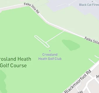 map for Crosland Heath Golf Club