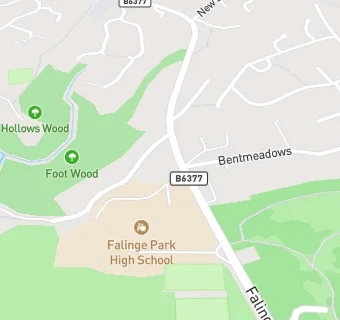 map for Falinge Park High School