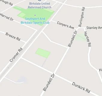 map for Waterloo Road Under 5's Pre-School (at Carlton Tennis Club)