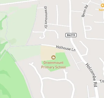 map for Greenmount Primary School