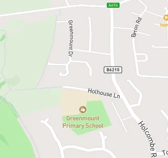 map for Greenmount Primary School
