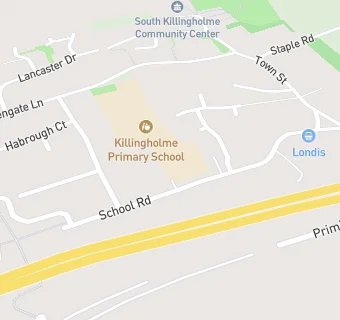 map for Killingholme Primary School