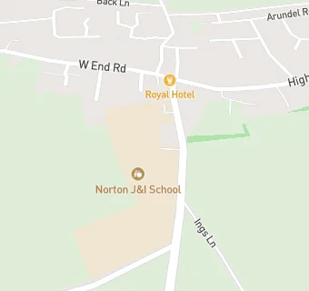 map for Norton Junior School