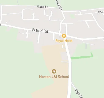 map for Norton Infant School