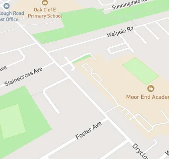 map for Moor End Academy