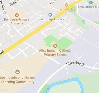 map for Alice Ingham Roman Catholic Primary School