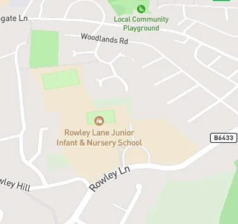 map for Rowley Lane Pre School