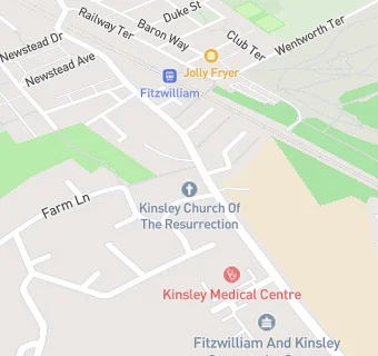 map for The Parish of Kinsley & Wragby