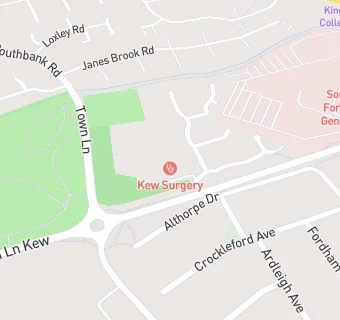 map for Kew Dental Surgery