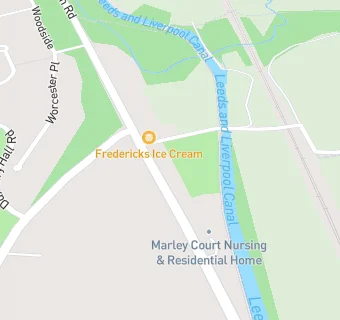 map for Fredericks Ice Cream Parlour