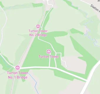 map for Turton Tower Woodland Cafe