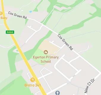 map for Egerton Primary School