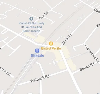 map for Birkdale Conservative Club