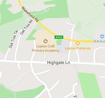 map for Lepton CofE Primary Academy