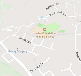 map for Healey Foundation Primary Out of School Club