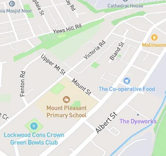 map for Mount Pleasant Junior School