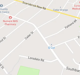 map for Southbank Road Newsagents