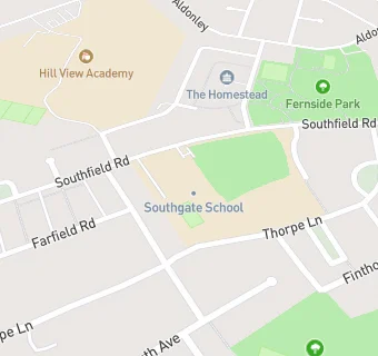 map for Southgate School