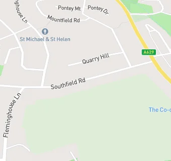 map for The Academy At Almondbury