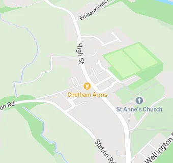 map for The Chetham Arms