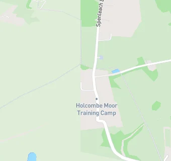 map for Holcombe Moor Training Centre