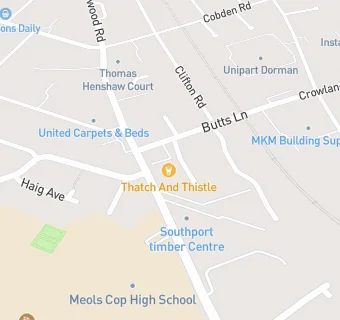 map for The Thatch and Thistle