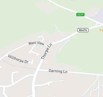 map for College Lane Surgery - Branch At Thorpe Audlin Surgery 