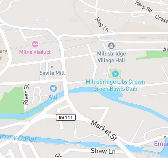 map for Milnsbridge Liberal Club