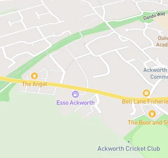 map for Ackworth Village Social Club