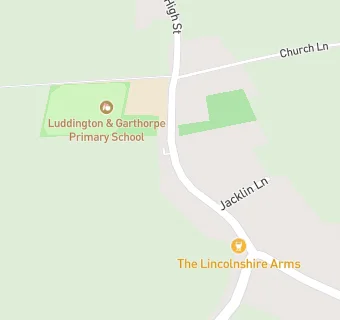 map for Luddington & Garthorpe Primary