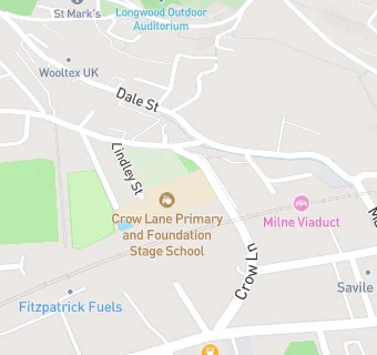 map for Crow Lane Primary and Foundation Stage School